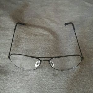 Black Rimmed Fake Glasses